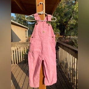 Pink Carhartt overalls